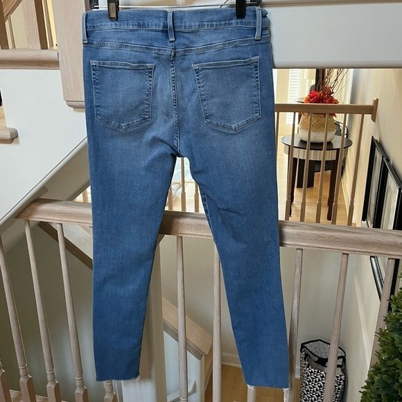 FRAME Le High Skinny  Raw Hem Jeans in Europa 30 - Picture 8 of 14